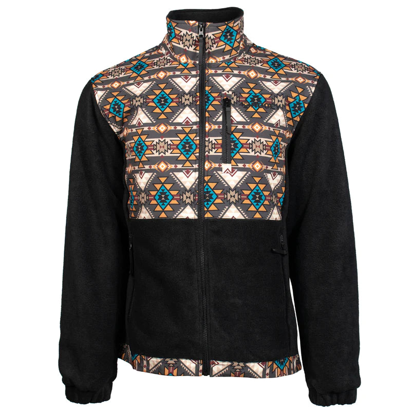 Hooey l Men s Tech Fleece Brown Aztec Jacket 56 FEED CO