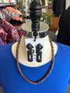 Necklace | 22 Inches Copper Navajo Pearl Roundel Bead Necklace [8mm]