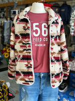 56 Feed Co |  Adult Red Rock Washed Garment Dyed Tee