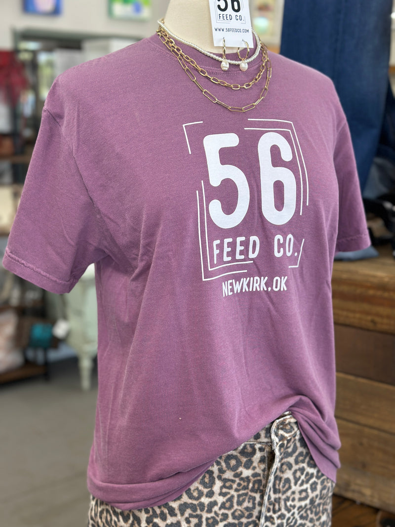 56 Feed Co | Berry Comfort Colors Short Sleeve Tee [1717]
