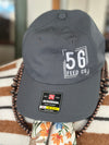 56 Feed Co | Charcoal with White Thread Richardson Relaxed Performance Lite Cap 220