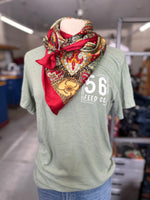 56 Feed Co l We Sell Parts and Panties Unisex Heather Sage Crew Neck