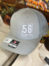 56 Feed Co | Quarry with White Thread Richardson 112  Adjustable Snapback Trucker Cap