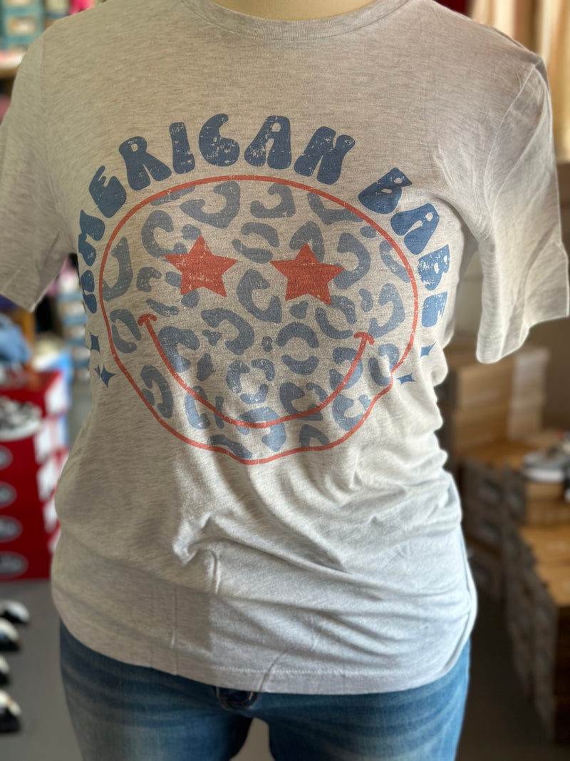 American Babe 4th of July Graphic Tee