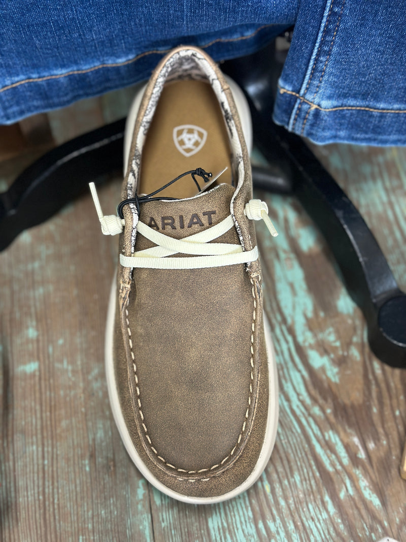 Ariat | Hilo Brown Bomber Slip On Shoe