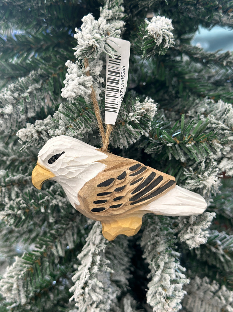 Bald Eagle Carved Ornament