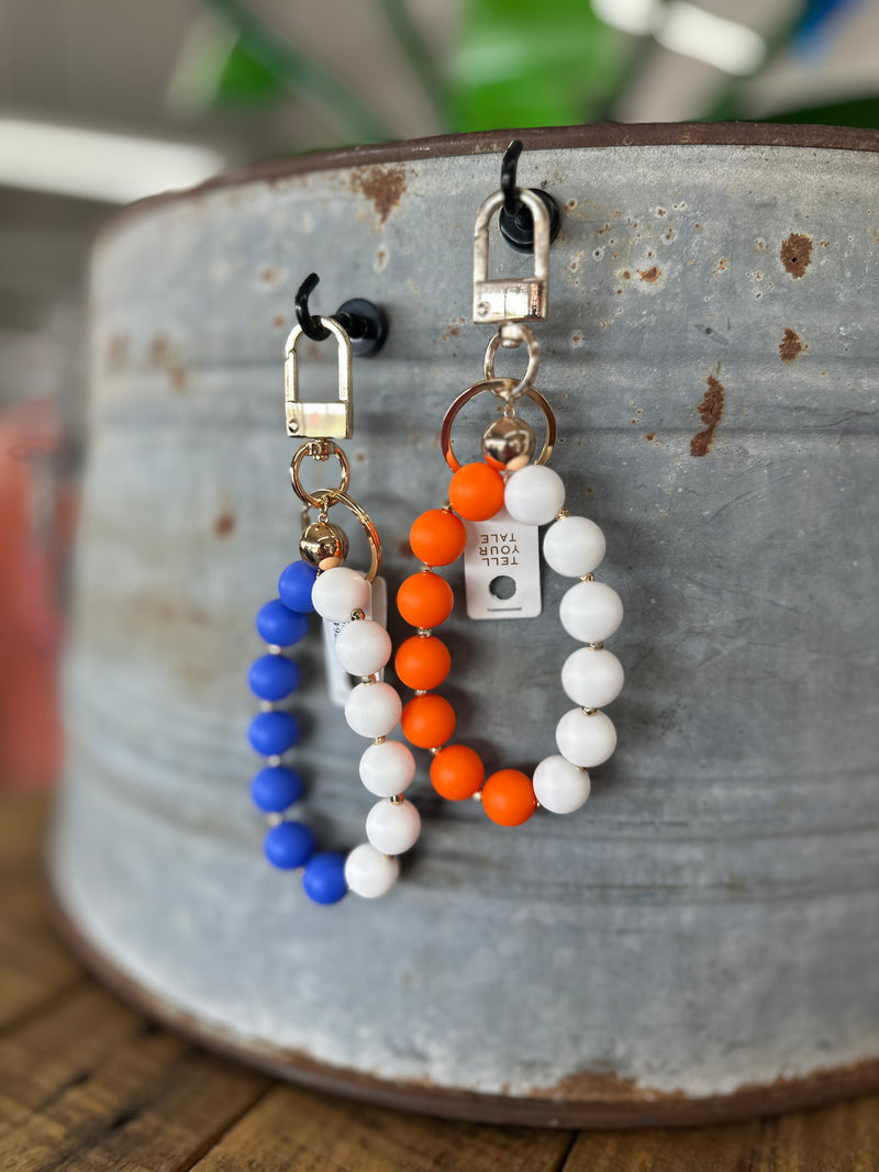 Beaded Wristlet Keychain