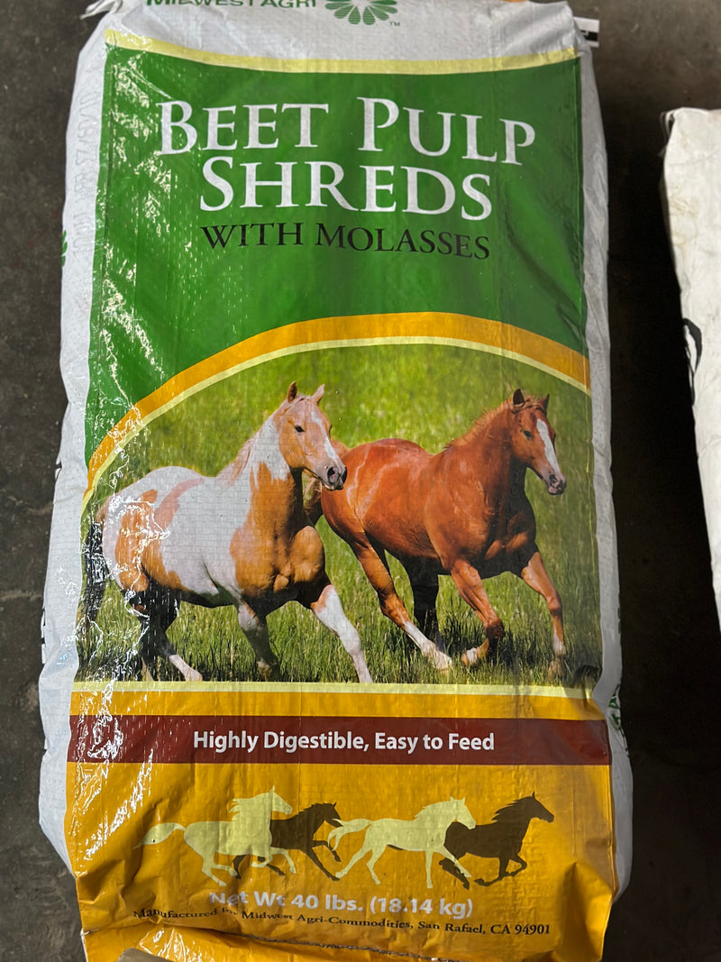 Beet Pulp Shreds with Molasses - 30lb