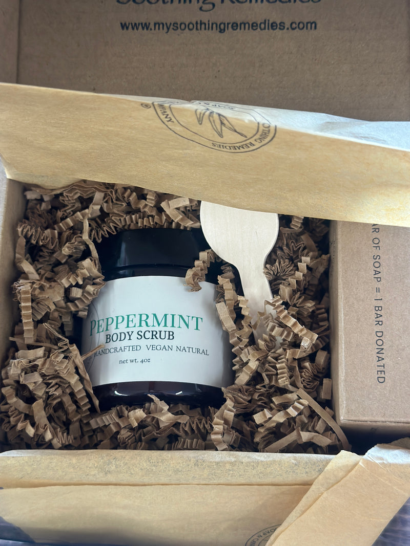 Body Scrub + Soap Gift Set