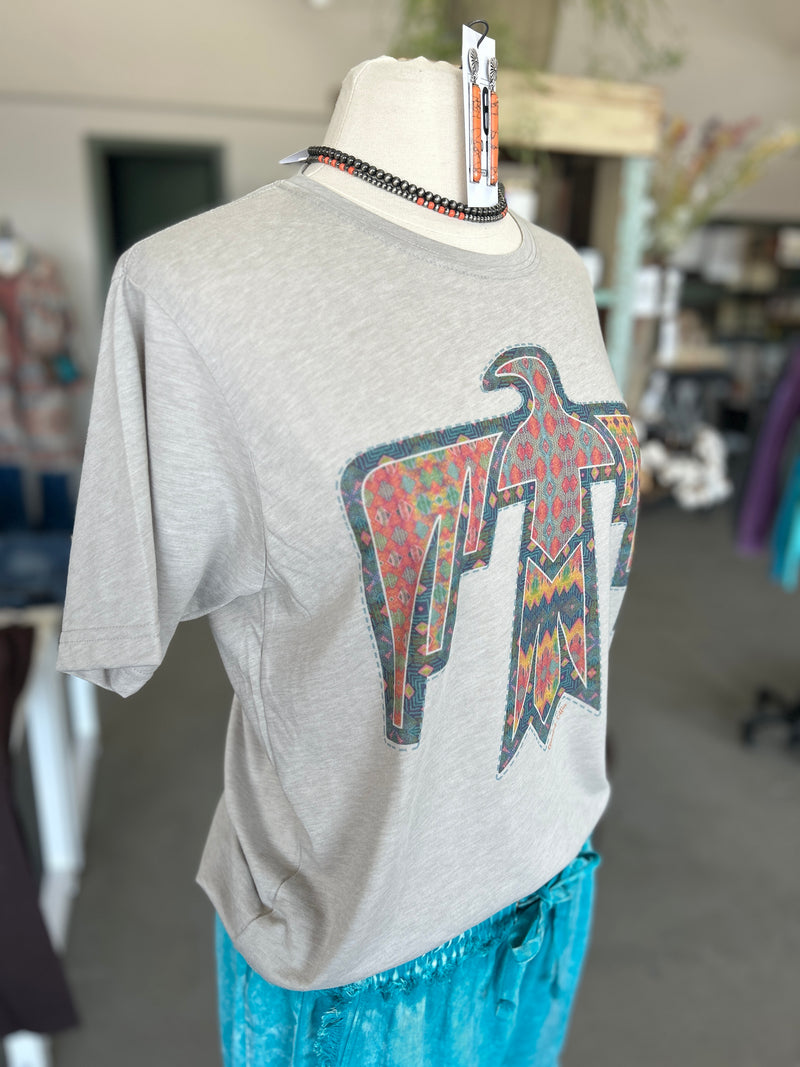 Branded Cotton | Wild + Free Thunderbird Crew Neck Tee