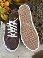 Ariat | Skylar Brown Floral Emboss Lace-up Sneaker