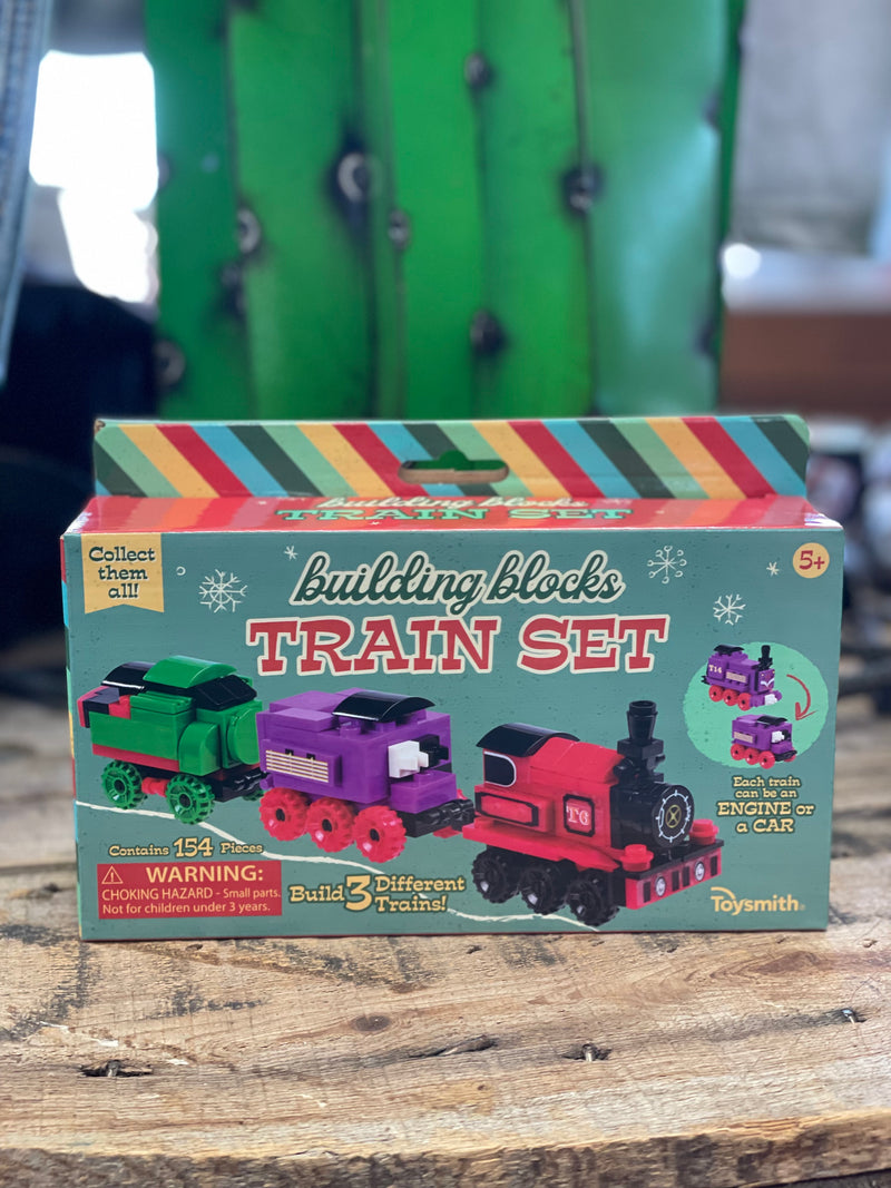 Building Block Train Set