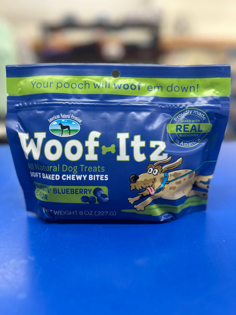 ANP Woof - Itz | Burstin' Blueberry All Natural Dog Treats [8 oz]