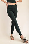 Rae Mode | Black Butter Soft Basic Leggings with Pockets [P6031]