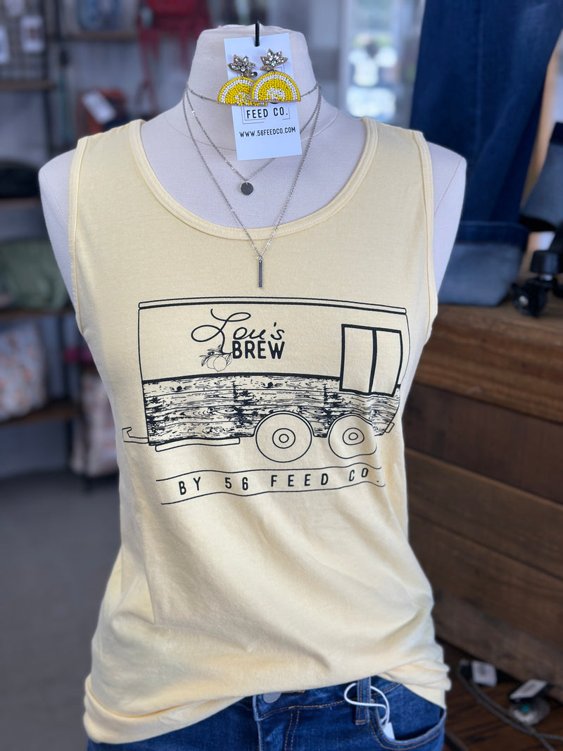 Lou's Brew | Butter Comfort Colors Tank Top [9360]