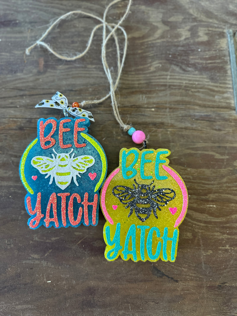 Car Freshener | 'Bee-Yatch'