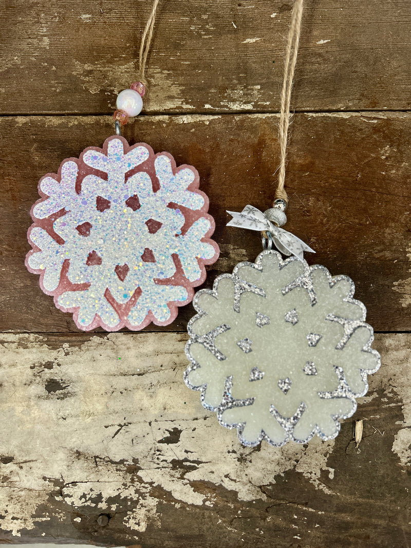 Car Freshener | Round Snowflake