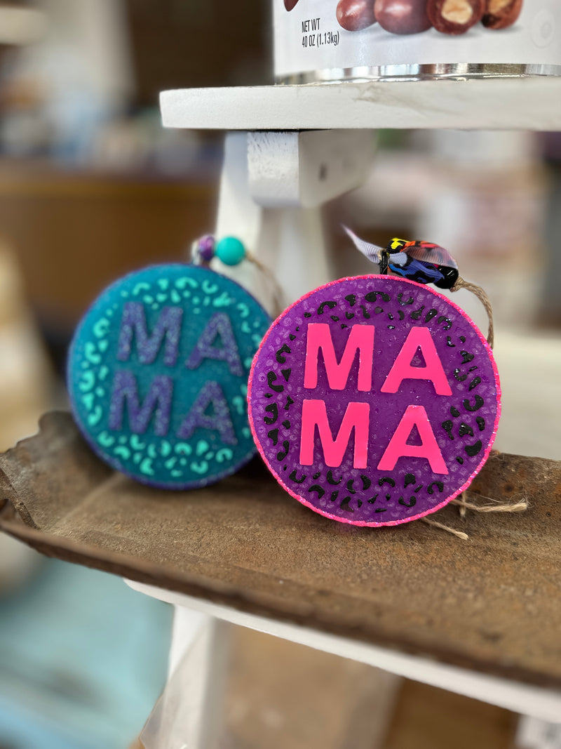 Car Freshener | Leopard MAMA Circle