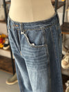 Cello Jeans | Mid Wash Barrel Leg Jean with Cuff
