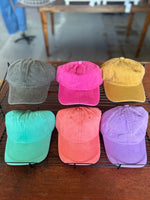 Hat | Vintage Washed Baseball Cap [Blank]