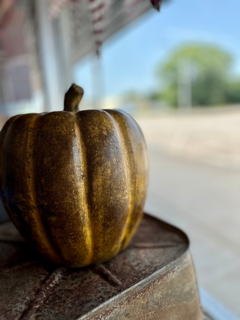 Clay Pumpkin Rustic Garden Decoration