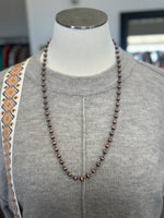 Necklace | Navajo Pearl Bead Necklace [34 inches]