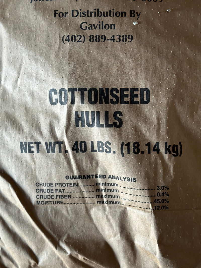 Cotton Seed Hulls - 40lb bag