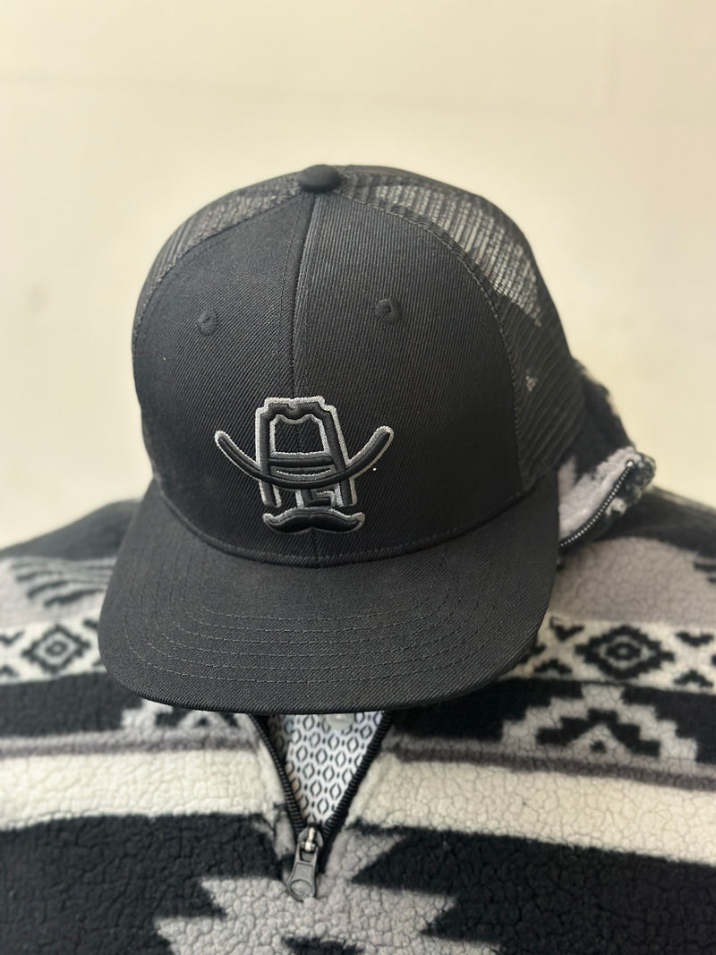 Cowboy Cool | The Blackout Trucker Hat [One Size]