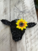 Car Freshener l Heifer with Sunflower