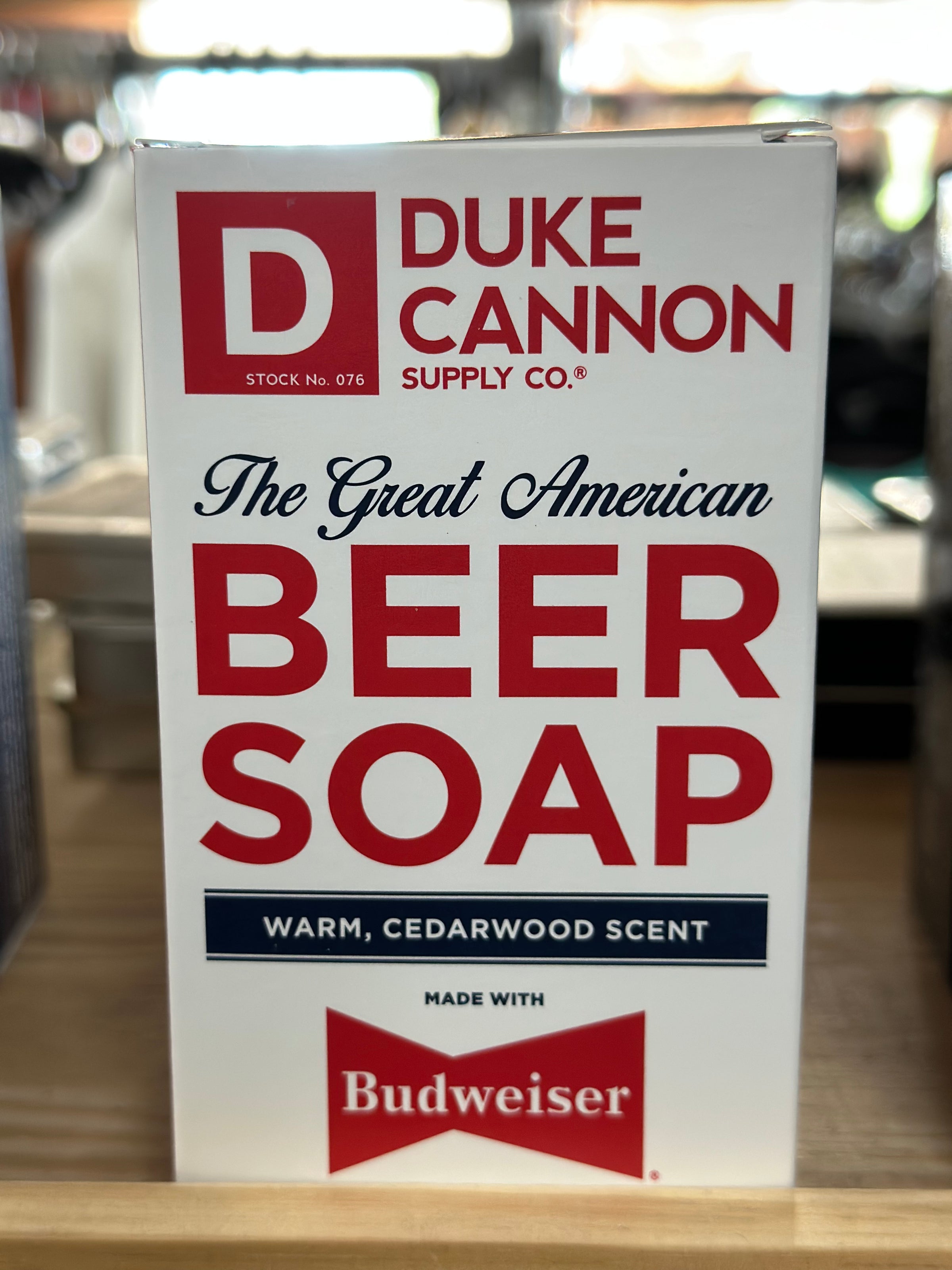 Duke Cannon Supply Co. Beer Soap, Warm, Cedarwood Scent - 10 oz