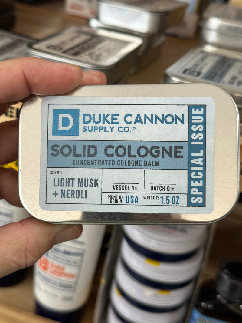 Duke Cannon l Solid Cologne Light Musk + Neroli (Special Issue)