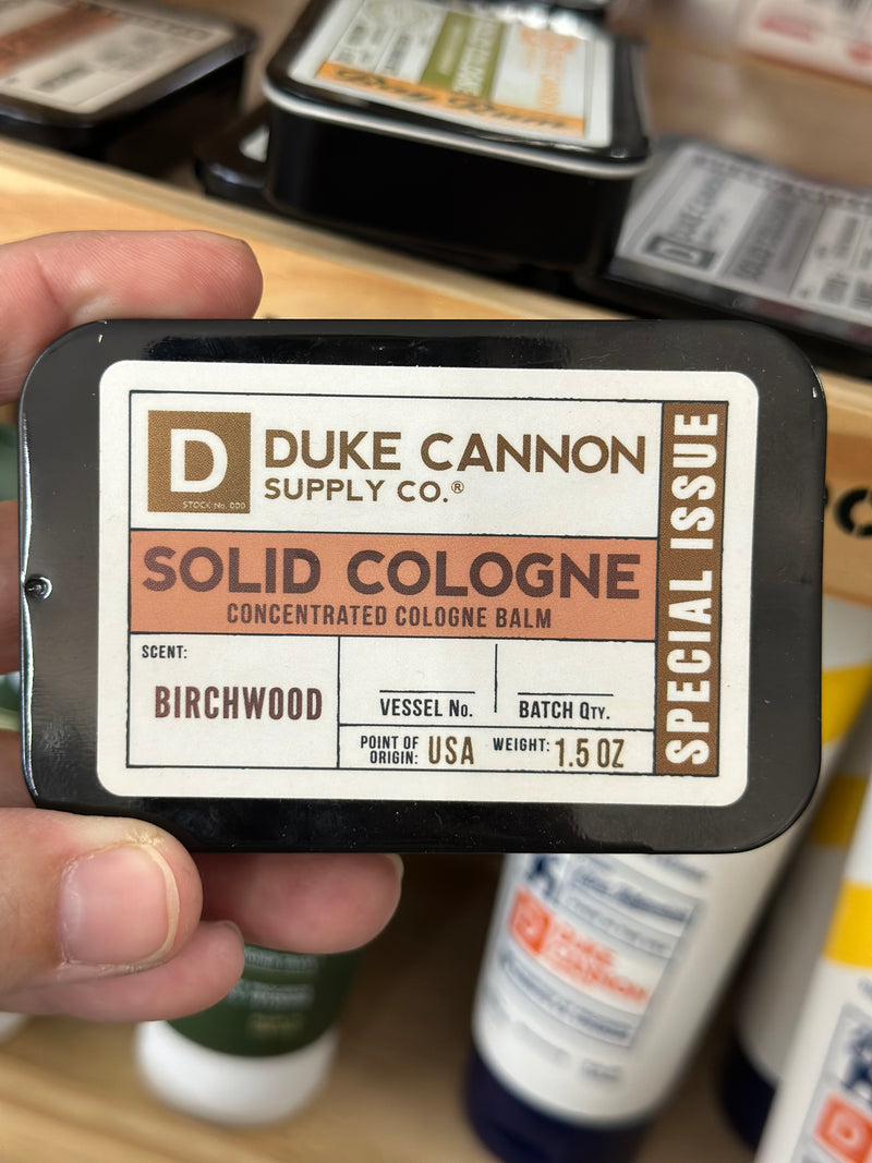 Duke Cannon l Solid Cologne Birchwood
