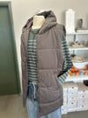 Staccato | Dusty Jade Striped Longsleeve Pullover Sweater