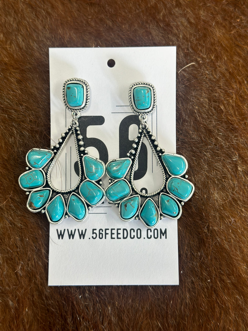 Earring | Navajo Turquoise Post Earrings