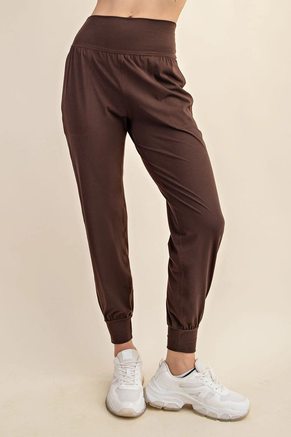 Rae Mode | Espresso Butter Soft Joggers with Pockets