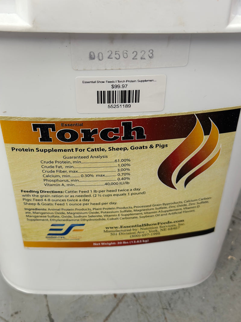 Essential Show Feeds l Torch Protein Supplement [30 lb]