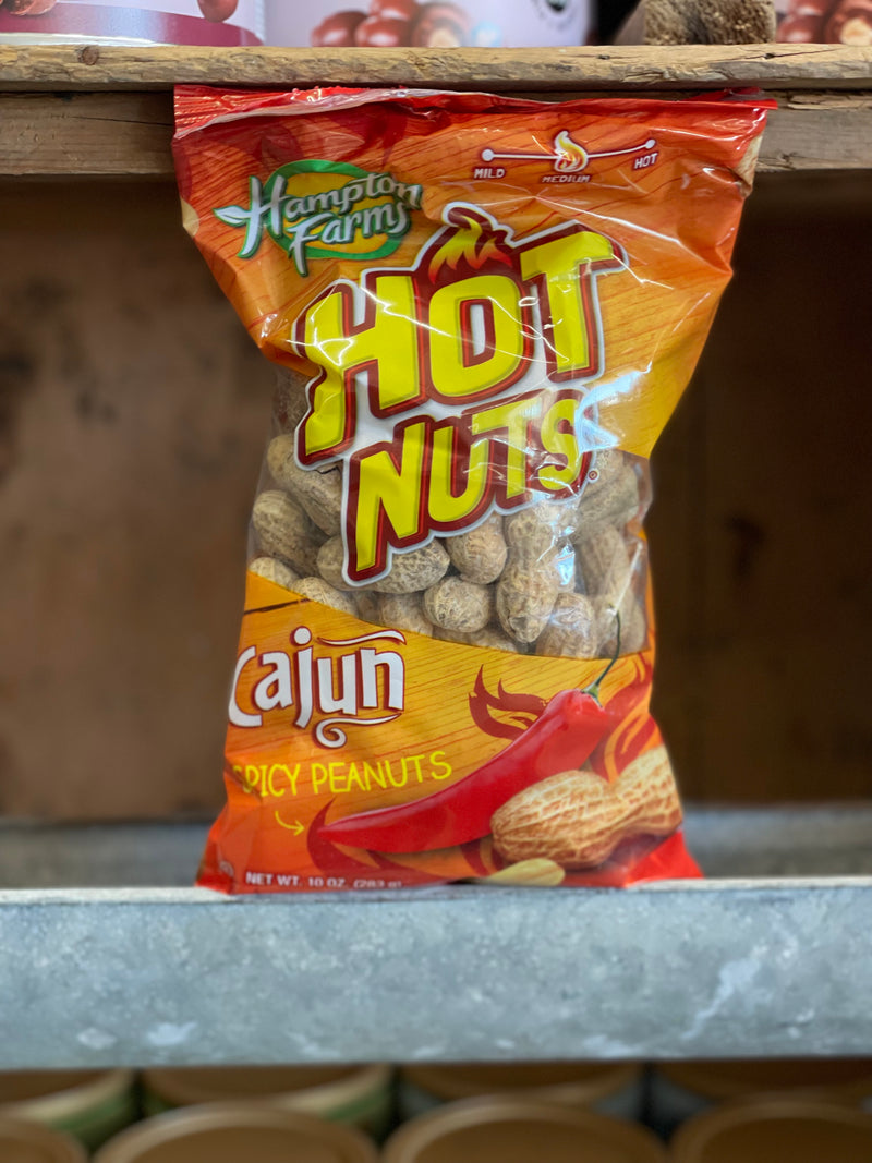 Hampton Farms | Cajun Hot Nuts In Shell Peanuts [10 oz]