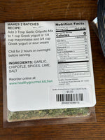 Healthy Gourmet Kitchen | Garlic Chipotle Dip Mix and Seasoning Blend [.5 oz]