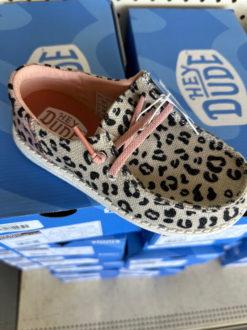 Hey Dude l Youth Girls Wendy Funk Leo Cream/Pink