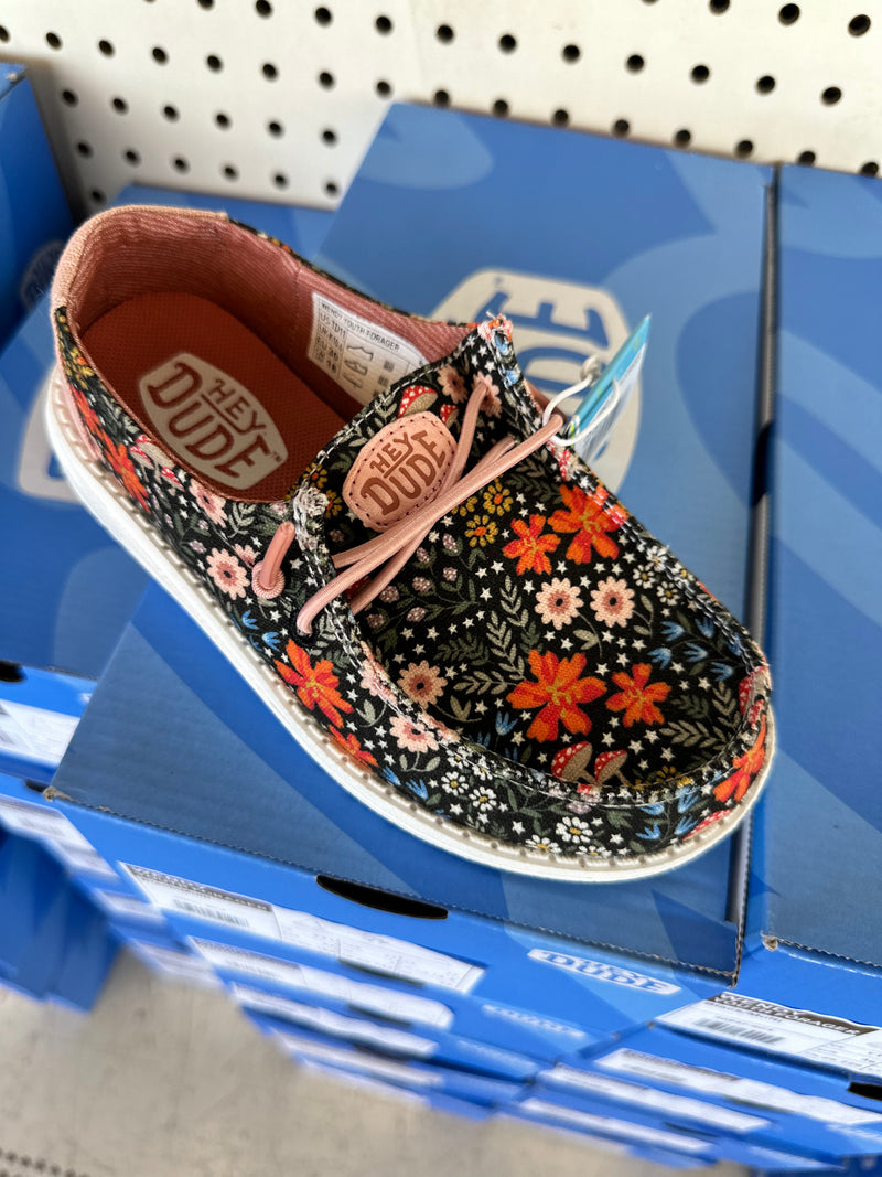 Hey Dude l Youth Girls Wendy Forager Black/Multi