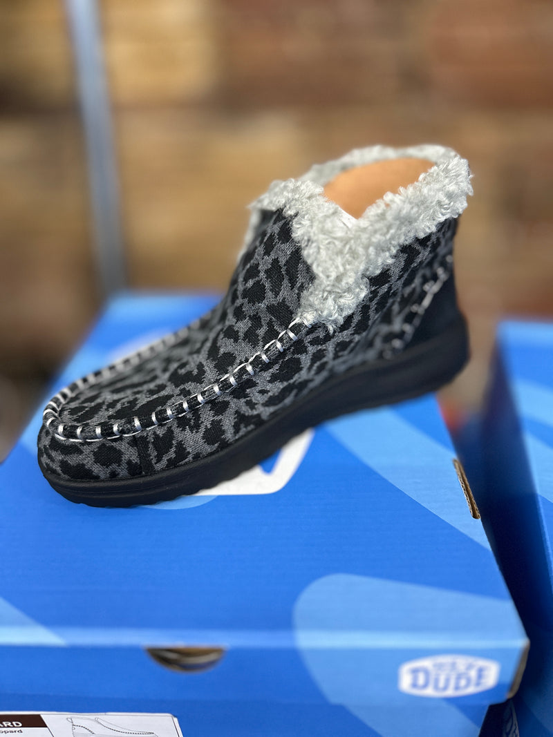 Hey Dude l Women's Denny Black Leopard