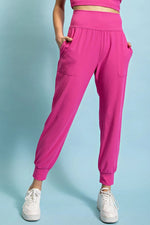 Rae Mode | Hot Pink Butter Soft Joggers with Pockets [PP6521]