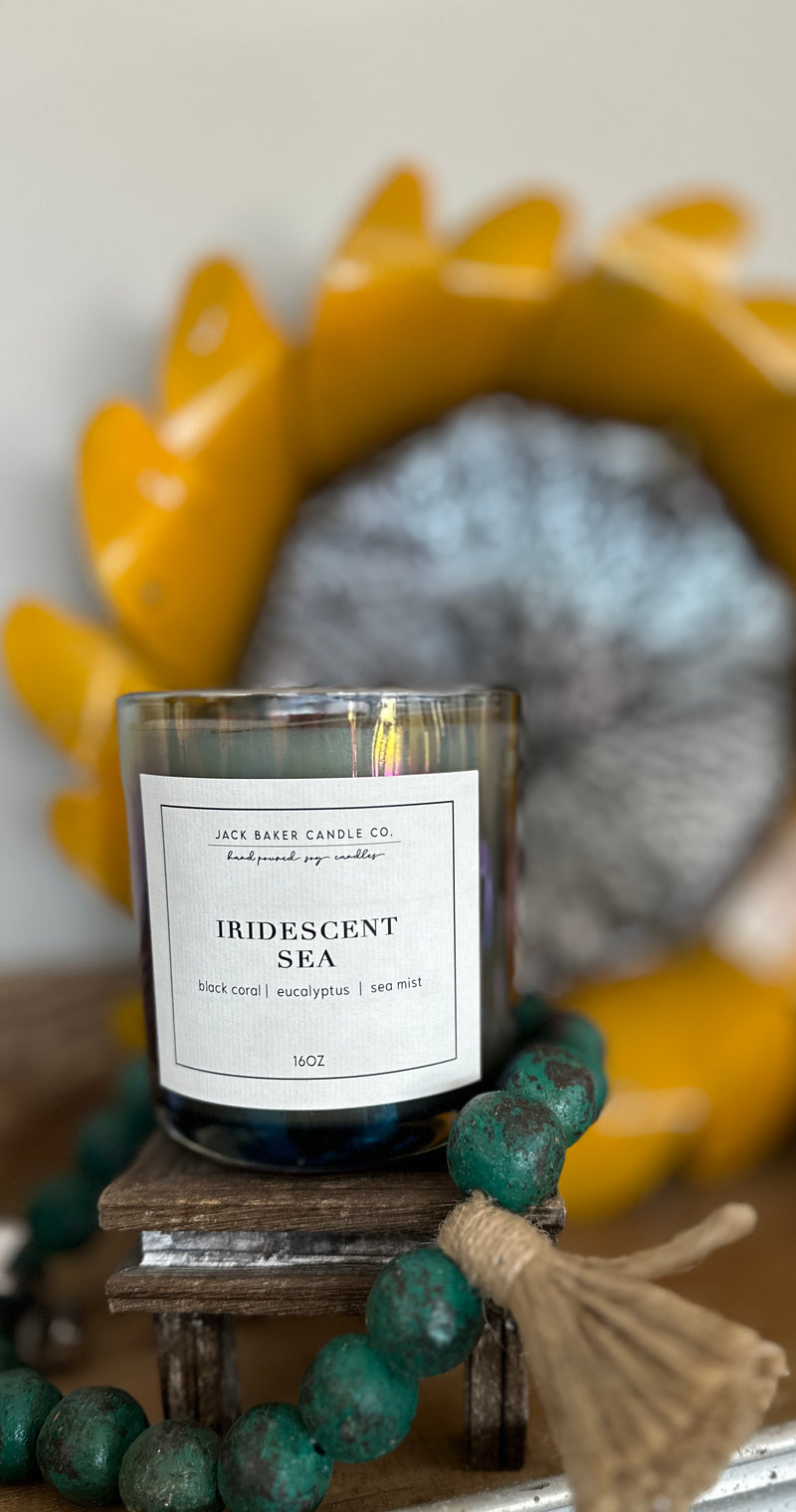 Jack Baker Candle Co Iridescent Sea [White Linen Collection]