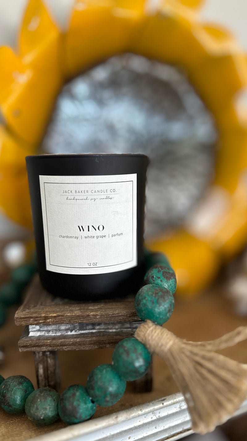 Jack Baker Candle Co Wino [Black Label Collection]