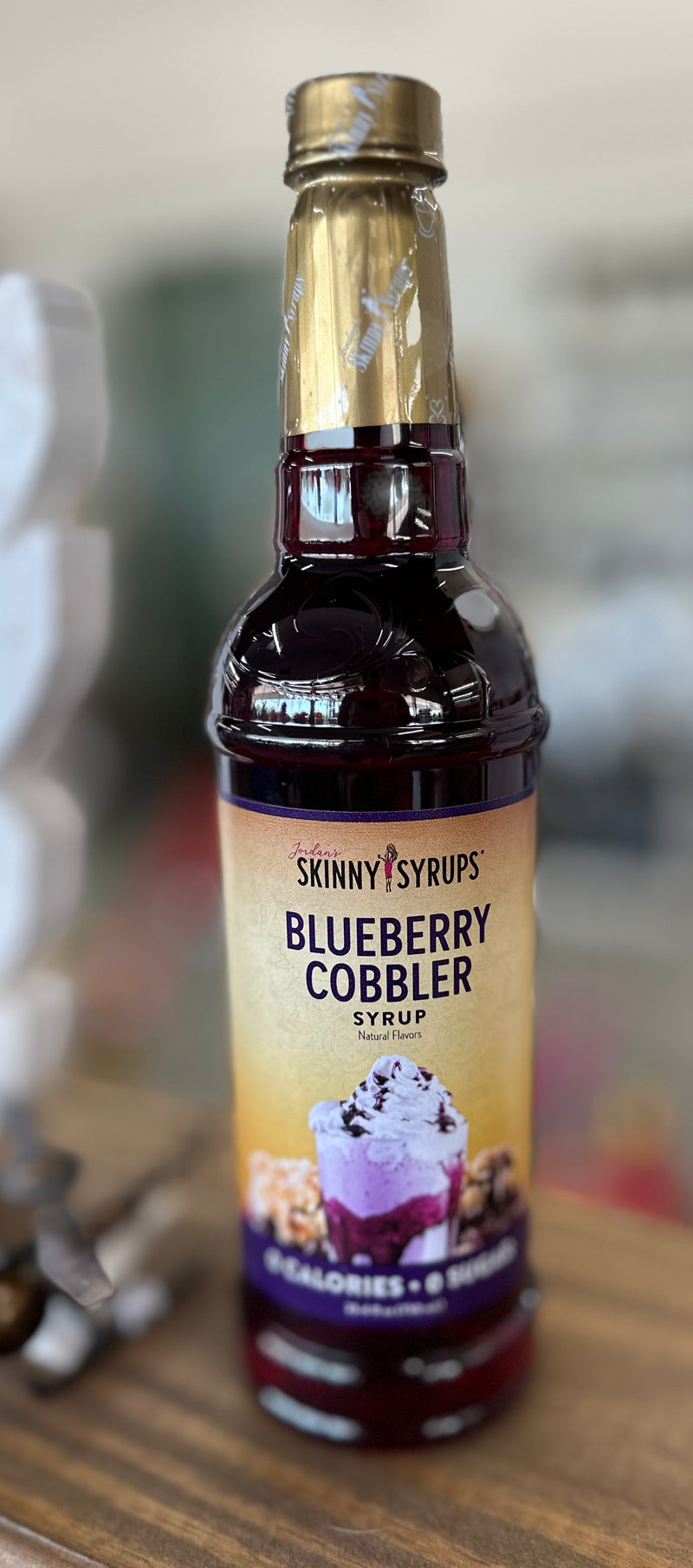 Jordan's Skinny Mixes | Sugar Free Blueberry Cobbler Syrup