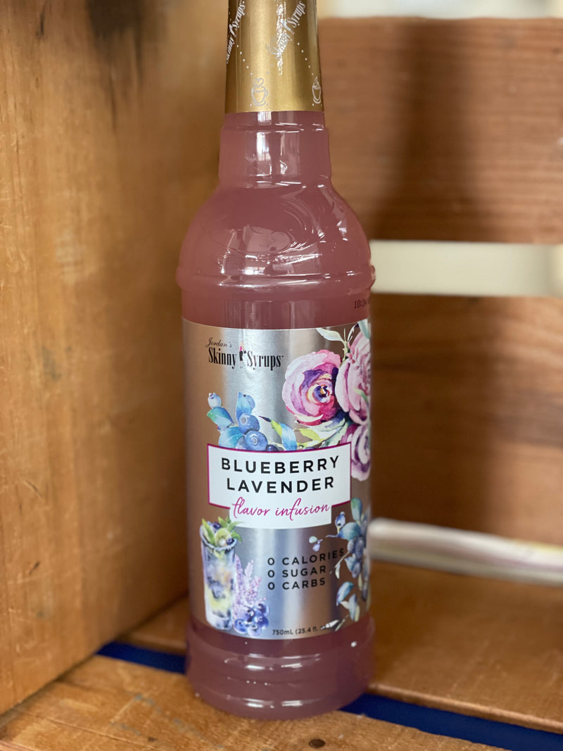 Jordan's Skinny Mixes | Sugar Free Blueberry Lavender Syrup