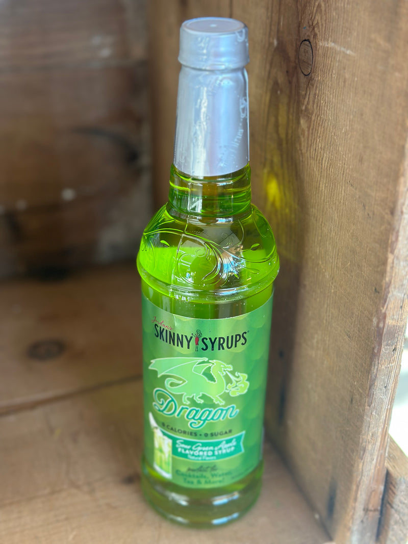 Jordan's Skinny Mixes | Sugar Free Dragon Sour Green Apple Flavored Syrup