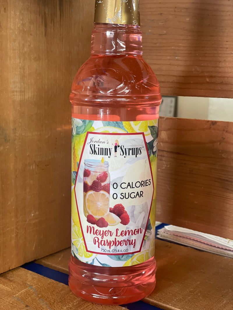 Jordan's Skinny Mixes | Sugar Free Meyer Lemon Raspberry Syrup