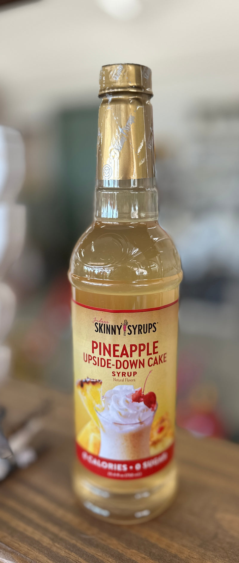 Jordan's Skinny Mixes | Sugar Free Pineapple Upside-Down Cake Syrup