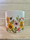 Sunflowers & Bees Ceramic Planter [Large]